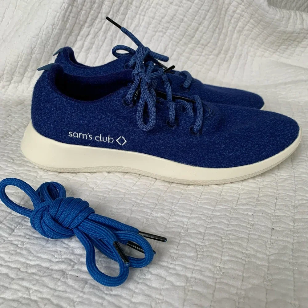 Mens Allbirds Shoes Wool Runners Blue Sams Club‎ size 9